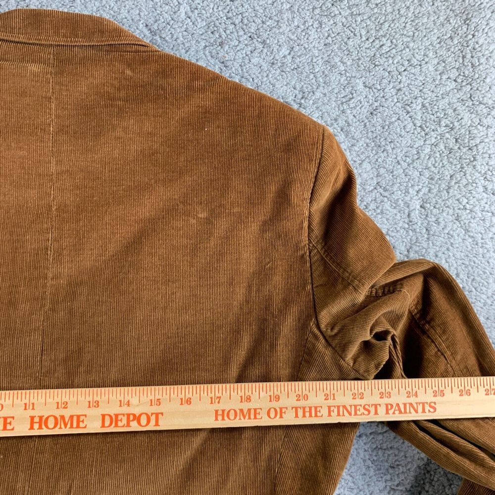 Di Quattro Blazer Mens 42 R Brown Corduroy Sport Coat Jacket 2 Button Casual - Picture 10 of 12